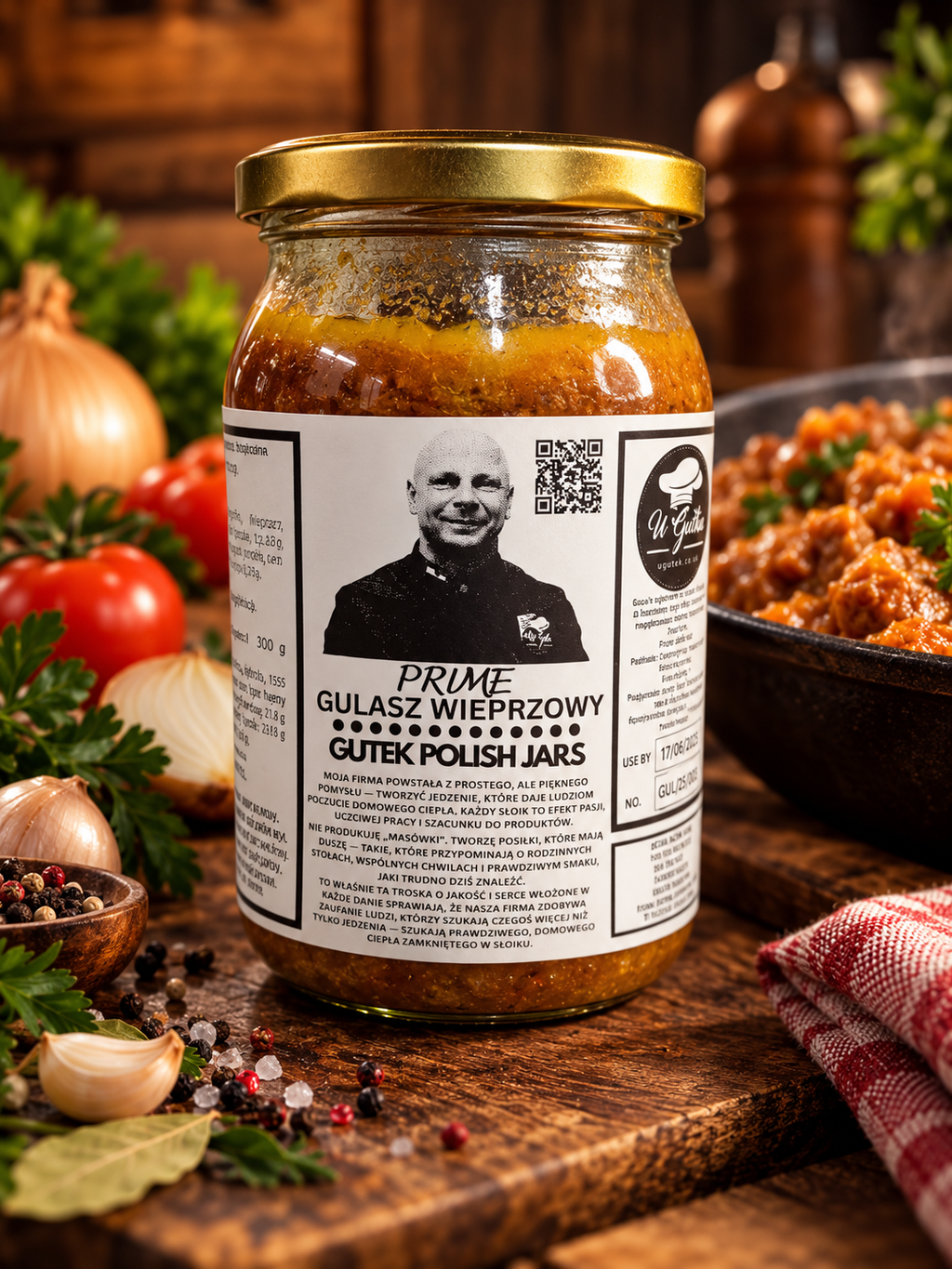 Pork Goulash in Natural Gravy (Gulasz Wieprzowy w Sosie Własnym) – 900 ml