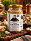 Pork Neck Goulash in Creamy Mushroom Sauce(Gulasz z karkówki w sosie śmietanowo-pieczarkowym)