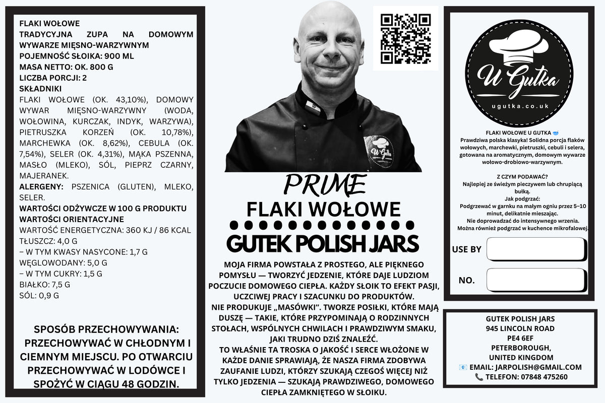 TRADITIONAL POLISH BEEF TRIPE SOUP – FLAKI WOŁOWE U GUTKA