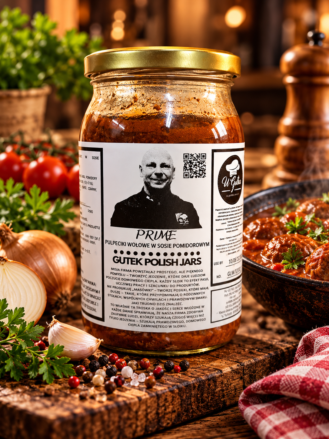 Beef Meatballs in Tomato Sauce (Pulpeciki Wołowe w Sosie Pomidorowym) – 900 ml