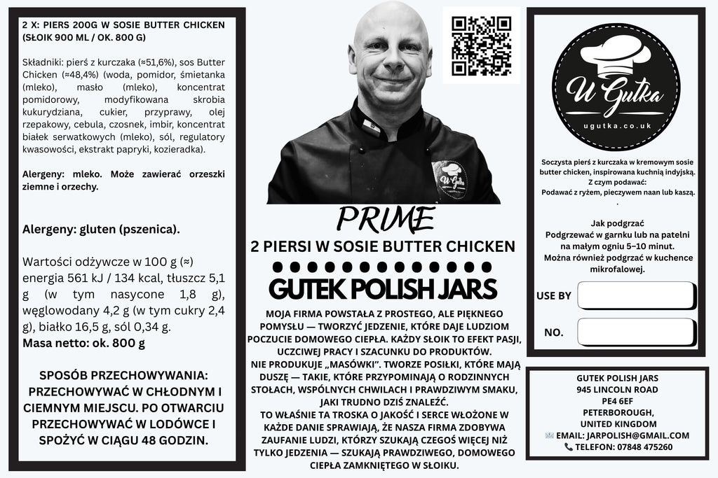Butter Chicken (Kurczak Butter Chicken) – 900 ml