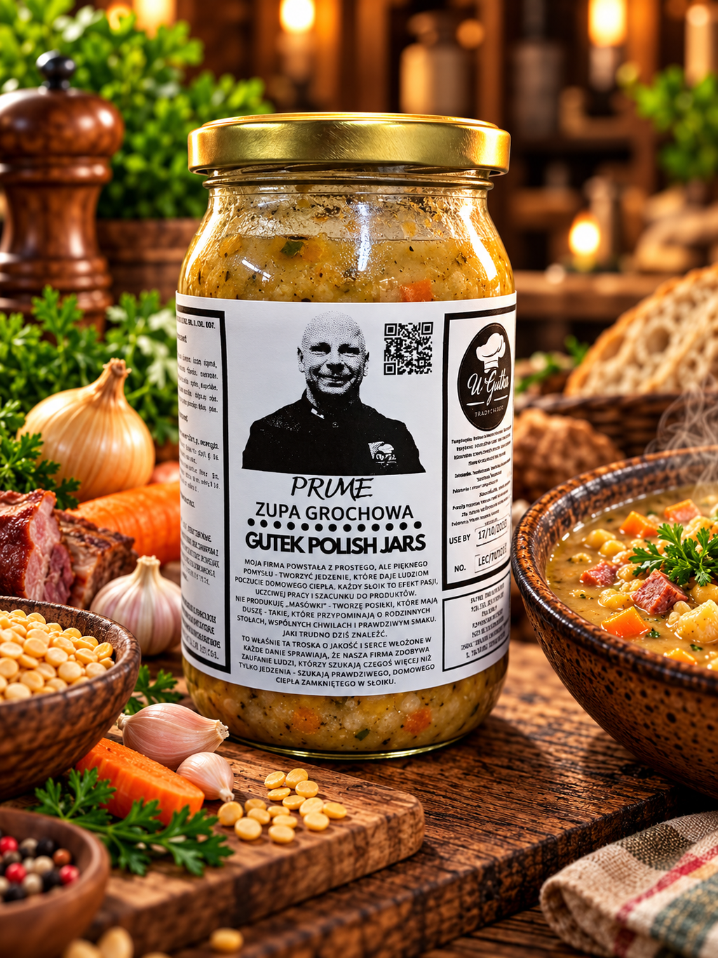 Traditional Pea Soup (Grochówka Wojskowa) – 900 ml