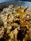 Pork Neck Goulash in Creamy Mushroom Sauce(Gulasz z karkówki w sosie śmietanowo-pieczarkowym)